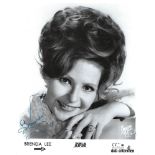 Brenda Lee Signed promo photo black and white 10 x 8 inch Decca/IFA promo. Condition report out of