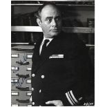 Martin Balsam Signed photo black and white 10 x 8 inch. Dedicated To Mike. Condition report out of