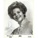 Brenda Lee Signed promo photo black and white 10 x 8 inch Decca/IFA promo. Condition report out of