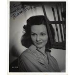 Elizabeth Allan Signed photo black and white 10 x 8 inch. Dedicated To Gerald. Inscribed With best