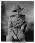 Broderick Crawford Signed photo black and white 10 x 8 inch. From The Real Glory. Dedicated To