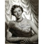 Kathleen Byron Signed photo black and white 9.5 x 7.5 inch. From The House in the Square.