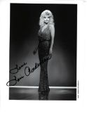 Loni Anderson Signed photo black and white 10 x 8 inch. Inscribed Love!. Condition report out of 10,