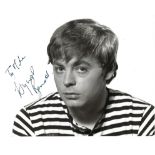 Hywel Bennett Signed photo black and white 10 x 8 inch. Dedicated To Mike. Condition report out of