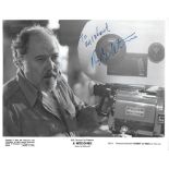 Robert Altman Signed promo photo black and white 10 x 8 inch. From A Wedding. Dedicated To