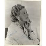 Gladys Cooper Signed photo black and white 10 x 8 inch. Dedicated Sharon. Condition report out of