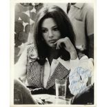 Jacqueline Bisset Signed photo black and white 10 x 8 inch. Dedicated To Sharon. Inscribed Good
