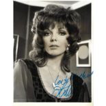 Joan Collins Signed photo black and white 8.5 x 6.5 inch. From Photo dated 1973. Dedicated To