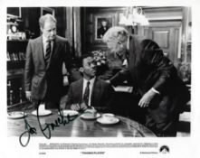 Don Ameche Signed photo black and white 10 x 8 inch. From Trading Places. Condition report out of