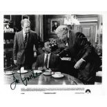 Don Ameche Signed photo black and white 10 x 8 inch. From Trading Places. Condition report out of