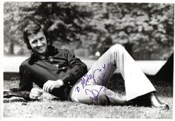 Tony Christie Signed photo black and white 10 x 8 inch. Dedicated To Mike. Condition report out of
