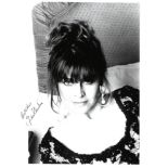 Julie Christie Signed photo black and white 10 x 8 inch. Inscribed Best wishes. Condition report out