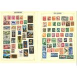 GB and British commonwealth stamp collection over 28 loose album pages. 200+ stamps. Includes New