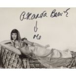 CARRY ON CLEO classic comedy movie photo signed by actress Amanda Barrie. Good Condition. All