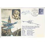 Historical Aviation flown cover dedicated to Sir Alan Cobham (Pioneering Long Distance Flights).