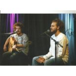 Milky Chance Signed 12 x 8 inch music photo. Good Condition. All autographed items are genuine