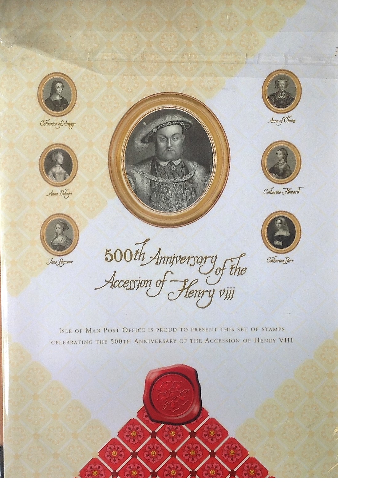 Isle of Man Post Office set of stamps collection celebrating the 500th Anniversary of the