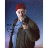 DOCTOR WHO 8x10 scene photo signed by actor Bernard Cribbins as Wilfred Mott. Good Condition. All