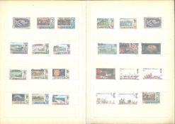 Jersey and Guernsey stamp collection in 16 page stockbook. Over 100 stamps. Mainly unmounted mint.