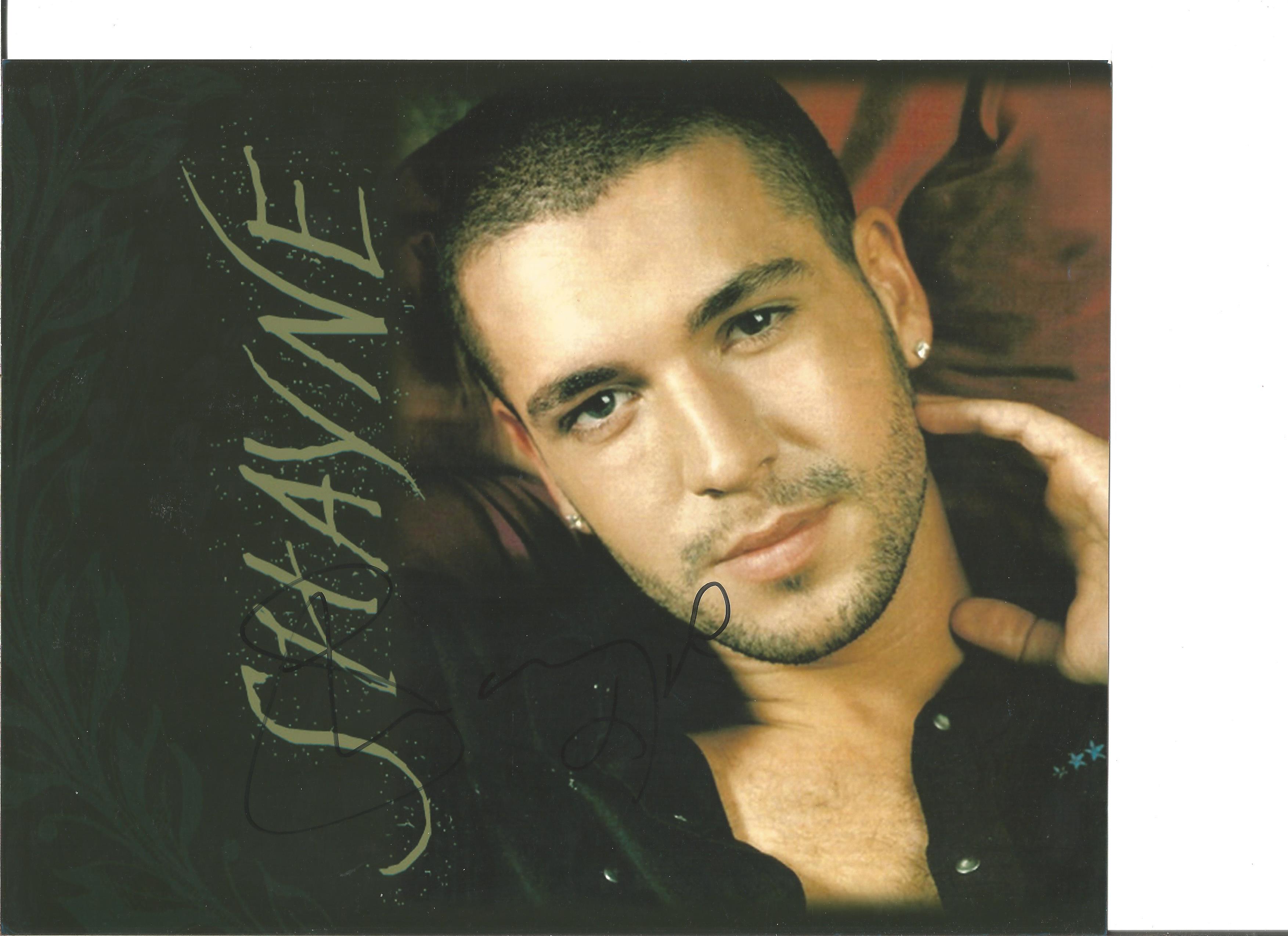 Shayne Ward signed 10x8 colour photo. English singer and actor. He is best known for his role as