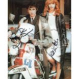 QUADROPHENIA 8x10 inch movie photo signed by actress Leslie Ash and actor Phil Daniels. Good