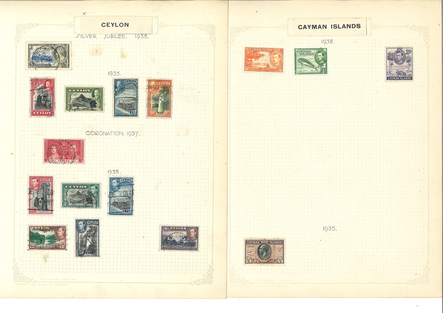 British commonwealth stamp collection in crown album. Mint and used. Mainly pre1950. Cat value - Image 3 of 4