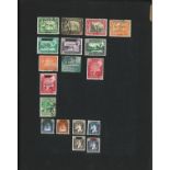 BCW stamp collection in album. 28 pages. Contains stamps from Aden, Ceylon, Hong Kong, Mauritius,