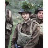 DADS ARMY: Comedy series Dads Army 8x10 photo signed by actor Ian Lavender (Pvt Pike). Good