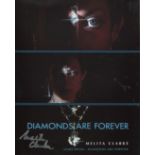 007 JAMES BOND girl Melita Clarke signed 8x10 Diamonds Are Forever photo. Good Condition. All