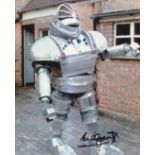 DOCTOR WHO 8x10 photo signed by actor Michael Kilgarriff as one of the Cybermen. Good Condition. All