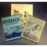 World War Two collection three vintage booklets Evidence in Camera volume 8 Number 13 5th February
