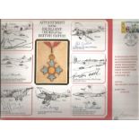 WW2 multisigned DM Cover Appointment to the Excellent Order of the British Empire signed by A. C.