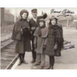 THE RAILWAY CHILDREN 8x10 photo signed by actress Sally Thomsett and actor Bernard Cribbins. Good
