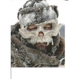 Edward Dogliani signed 10x8 colour photo as Lord of Bones from Game of Thrones. Good Condition.