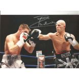 Boxing Ryan Rhodes 10x8 Signed Colour Photo. Good Condition. All autographed items are genuine