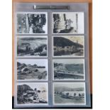 Holiday Haunts by the Sea complete set of 48 Senior Service black and white cigarette cards