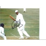 Cricket Graham Gooch 10x8 Signed Colour Photo Pictured In Action For England. Good Condition. All