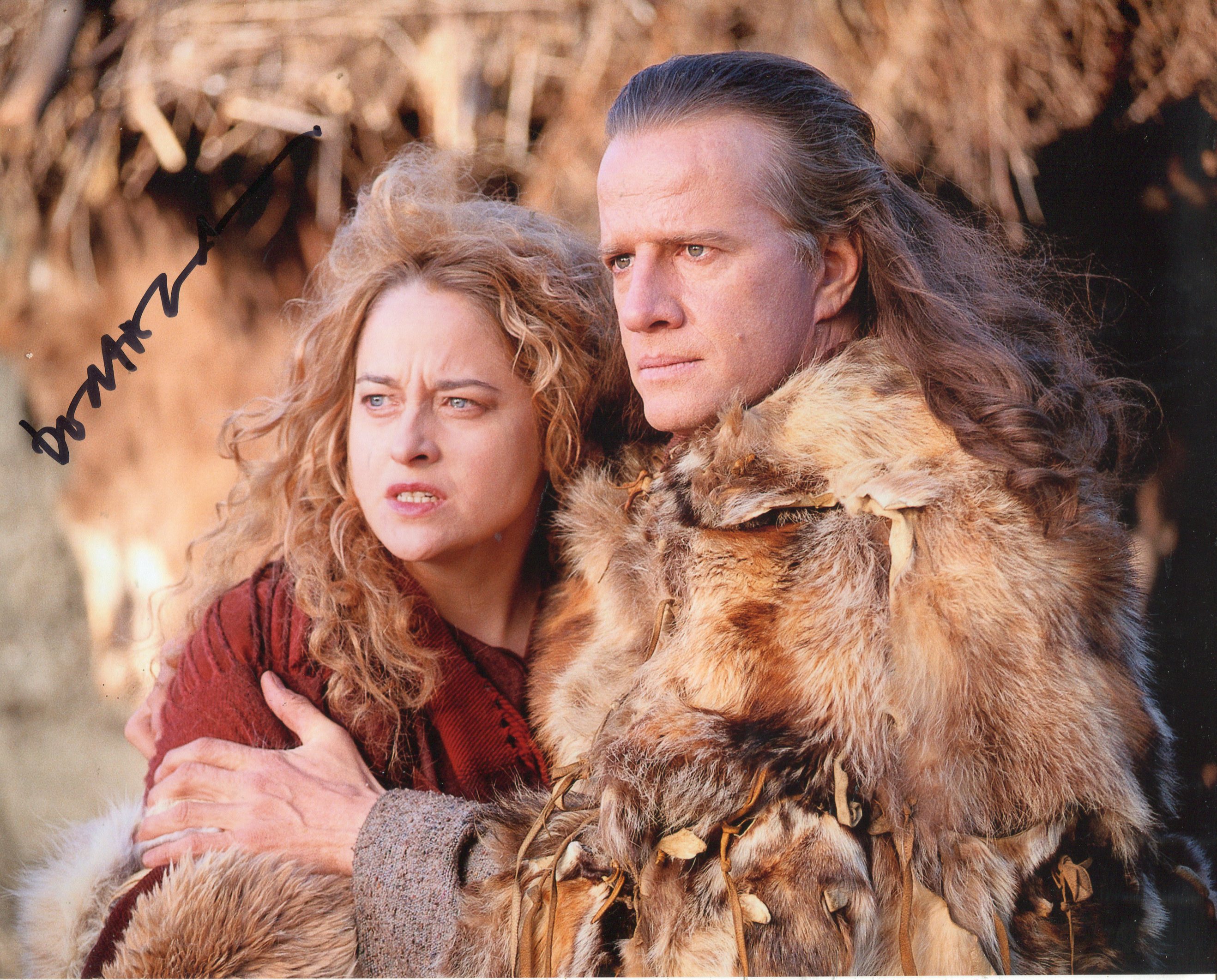 HIGHLANDER 8x10 inch photo from the movie Highlander signed by actress Beatie Edney. Good Condition.