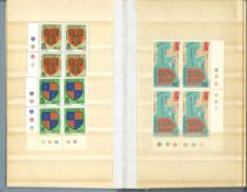 Jersey stamp collection in small stockbook Assorted unmounted mint and used. 1981 anniversaries of