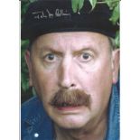 John D Collins signed 12x8 colour photo from Allo Allo. Good Condition. All autographed items are