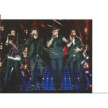 Xfactor music band Union J signed 10x8 colour photo. Signed by all five. Music Autograph. Good