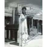 JANETTE SCOTT signed 8x10 photo from the 1956 film Helen of Troy. Good Condition. All autographed