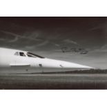 CONCORDE PILOT: 8x12 inch photo signed by Concorde pilot Captain NEIL BRITTON. Good Condition. All