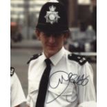 THE BILL 8x10 Police TV drama series photo signed by actor Mark Wingett as Constable Carver. Good