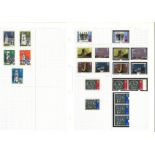 GB stamp collection in collectors album. Covers 1971-1985. Mainly in sets and some multiples such as