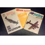 World War Two collection three softback books titled Airextra RAAF in Bomber Command, Supermarine