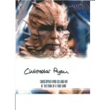 Christopher Ryan signed 10x8 colour photo from Doctor Who as Lord Kiv. Good Condition. All
