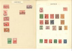 British commonwealth stamp collection in crown album. Mint and used. Mainly pre1950. Cat value