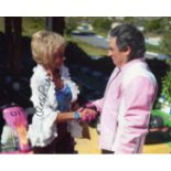 BENIDORM actress Sheila Reid signed 8x10 photo a scene from the series. Good Condition. All