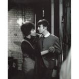 HELEN SHAPIRO & JOHN LENNON: 8x10 photo of 1960's pop star Helen Shapiro dancing with The Beatles